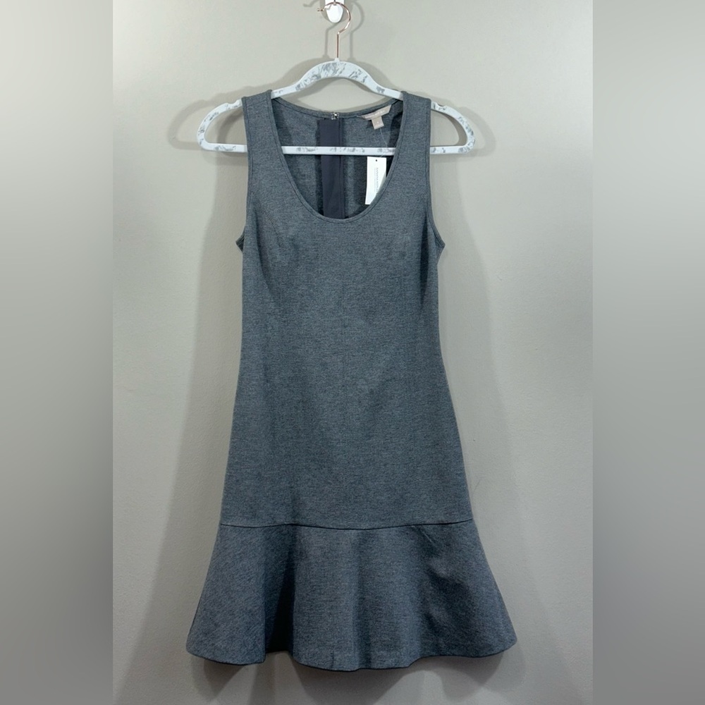 Banana Republic Charcoal Sleeveless Mini Dress
